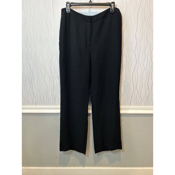 Style &‎ Co Dress Pants Women's sz 12 pin Striped Business Casual Formal Career - Picture 1 of 8